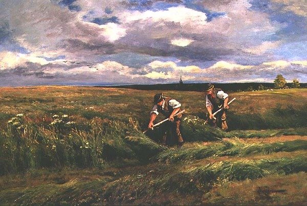 Sklizeň sena od Arthur Walker Redgate