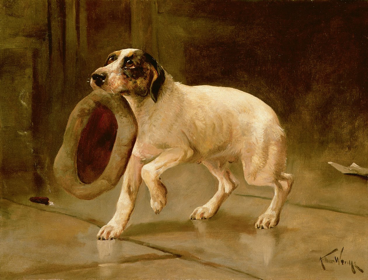 Mistrovský klobouk (olej na plátně) od Arthur Wardle