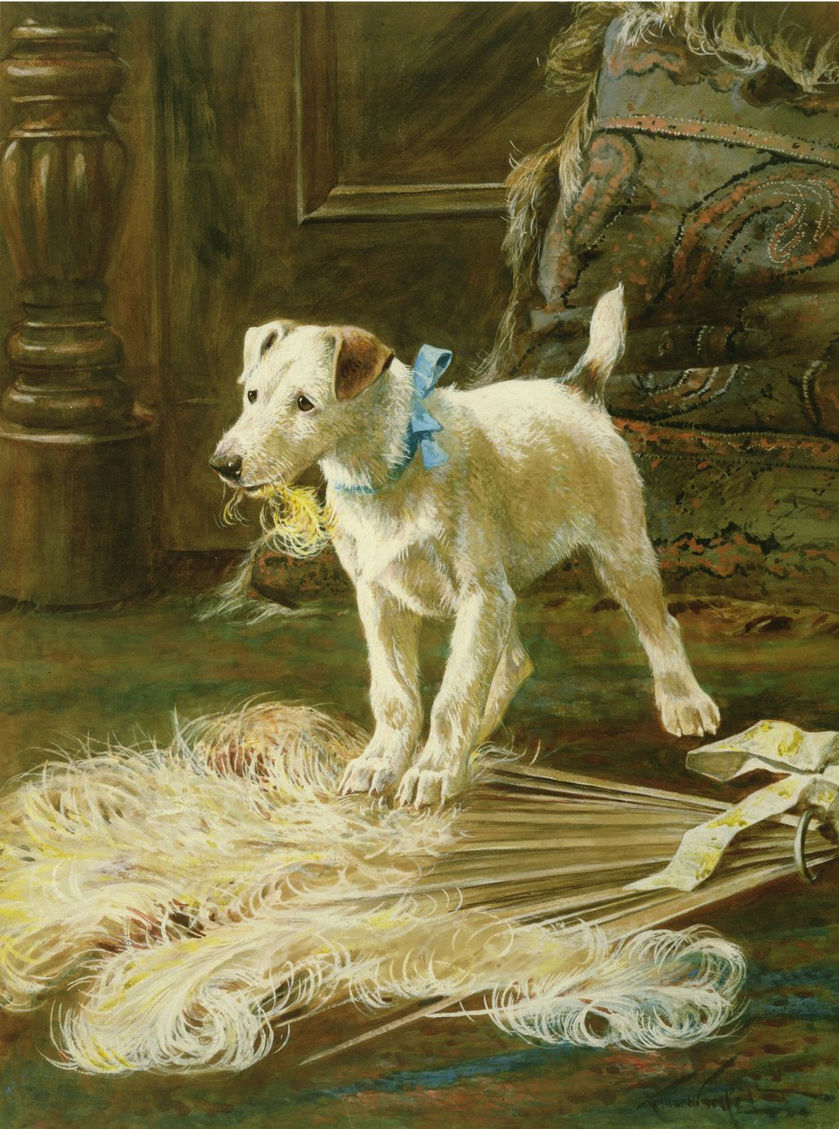 Mischief (olej na plátně) od Arthur Wardle