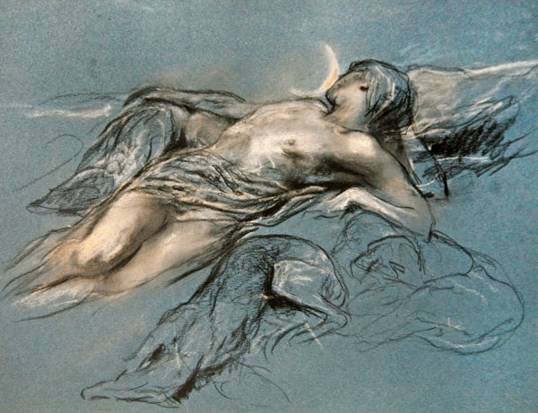 Moon Kissed - Endymion od Arthur Wardle
