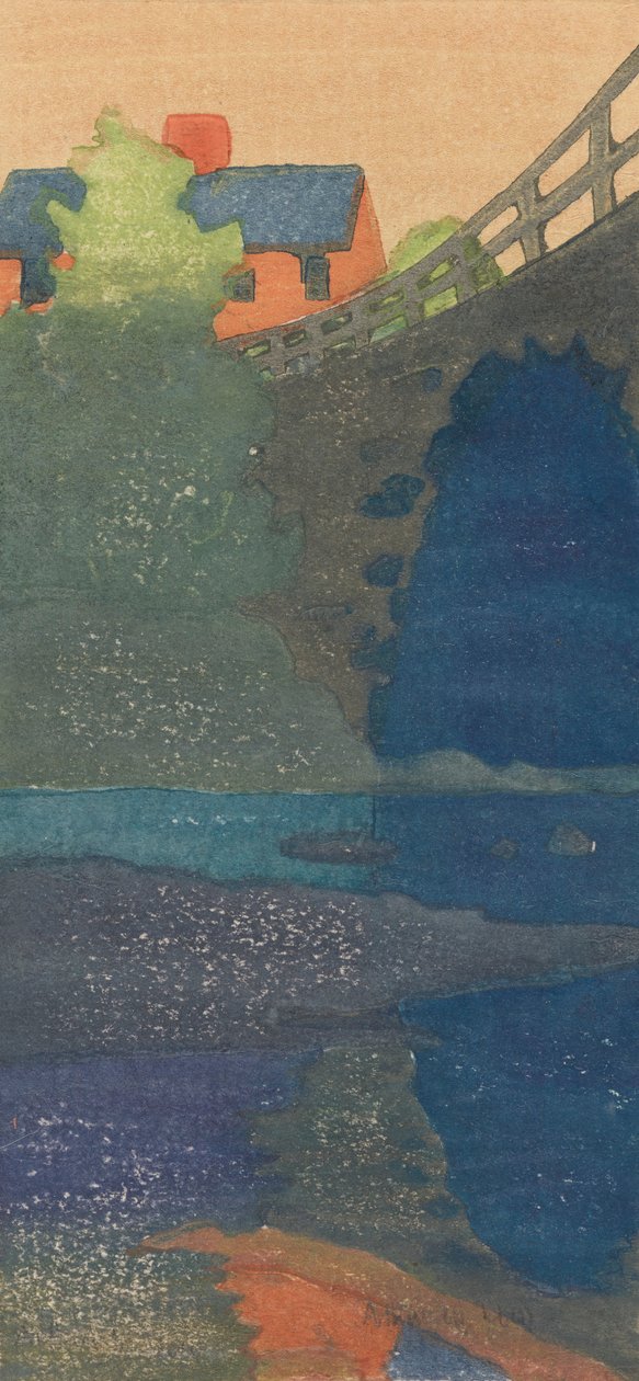Ipswichský most od Arthur Wesley Dow
