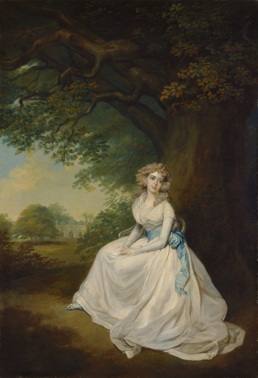 Frances, Lady Chambers (rozená Wilton) od Arthur William Devis