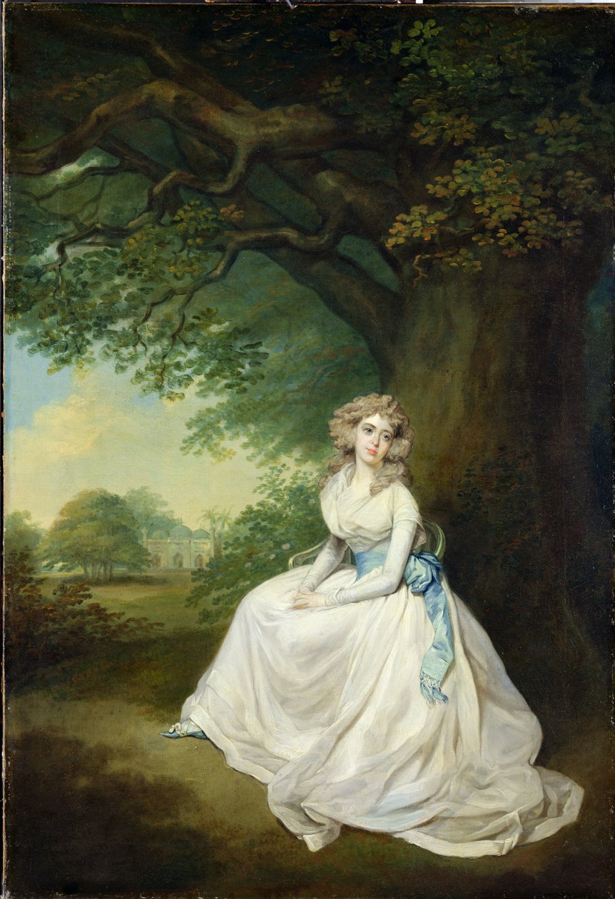 Lady Chambers, kolem roku 1789 (olej na plátně) od Arthur William Devis