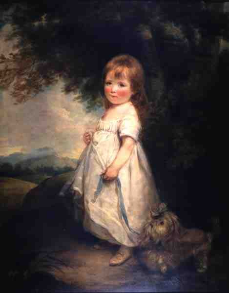 Slečna Andersonová se svým psem, kolem roku 1810 od Arthur William Devis