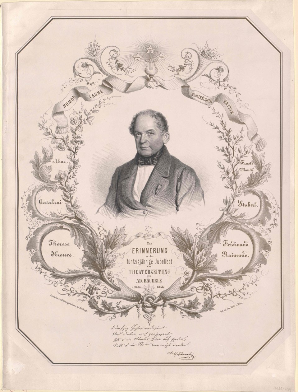 Adolf Baeuerle (tisk) od Artist Unknown