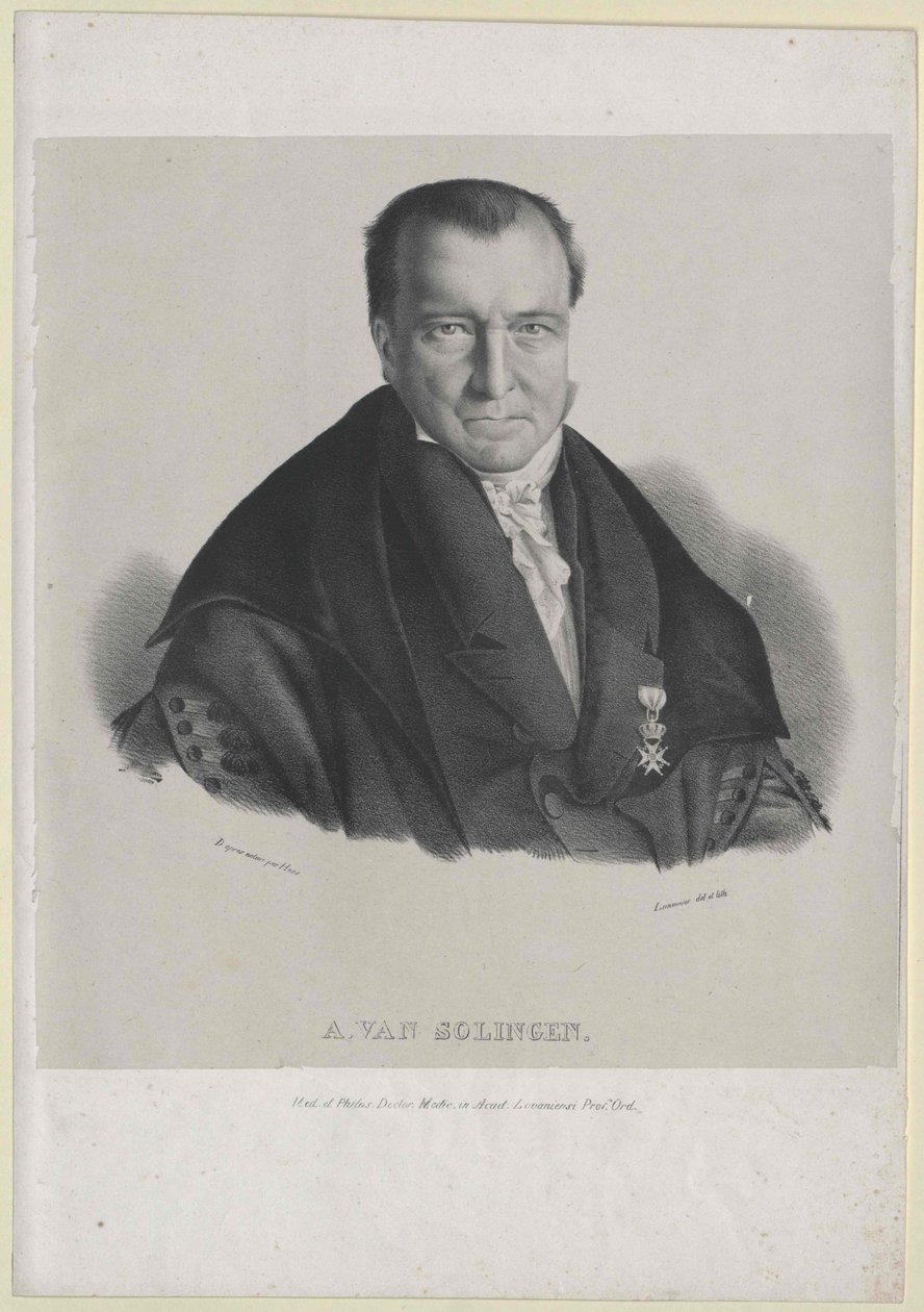 Adriaan van Solingen (tisk) od Artist Unknown