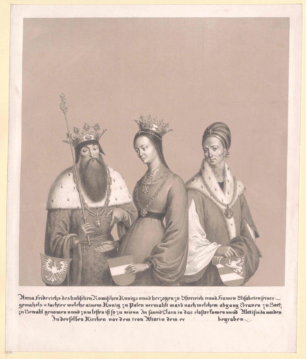 Anna Rakouská, od Artist Unknown