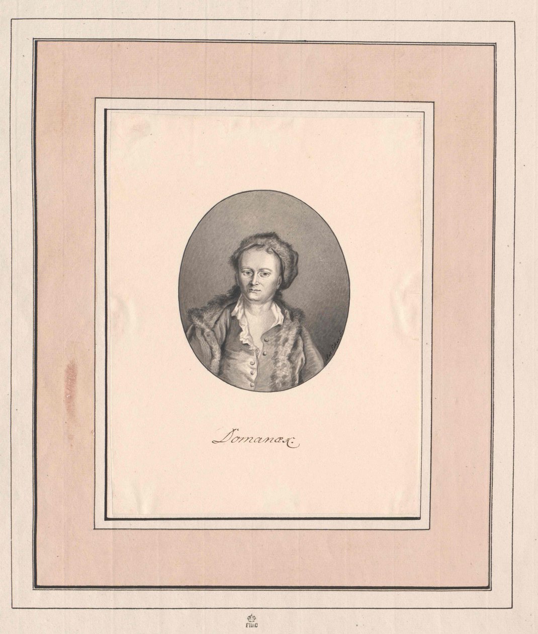 Anton Matthew Joseph Domanoek (tisk) od Artist Unknown