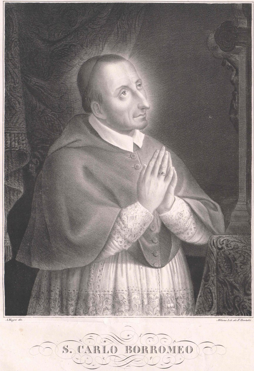 Carlo Borromeo, od Artist Unknown