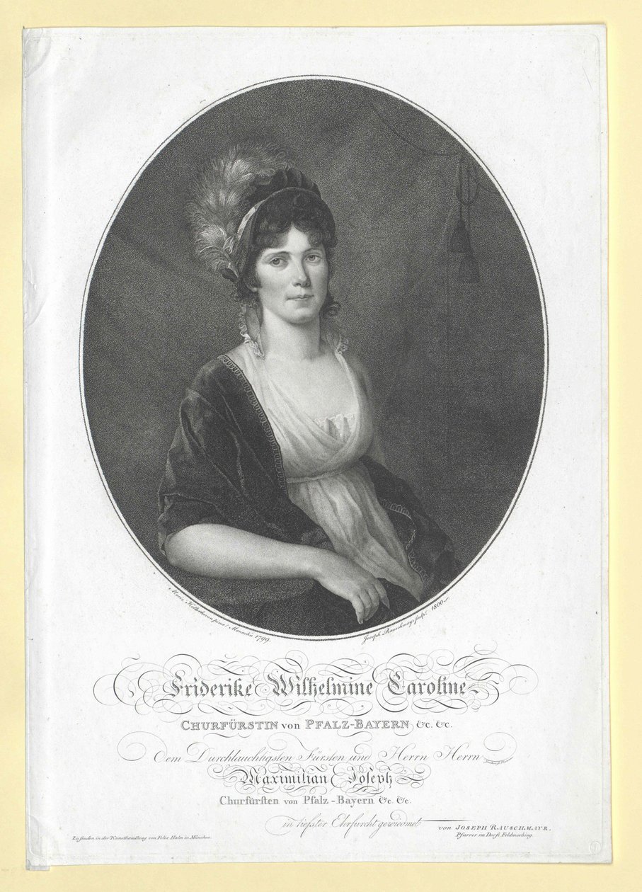 Caroline von Baden od Artist Unknown