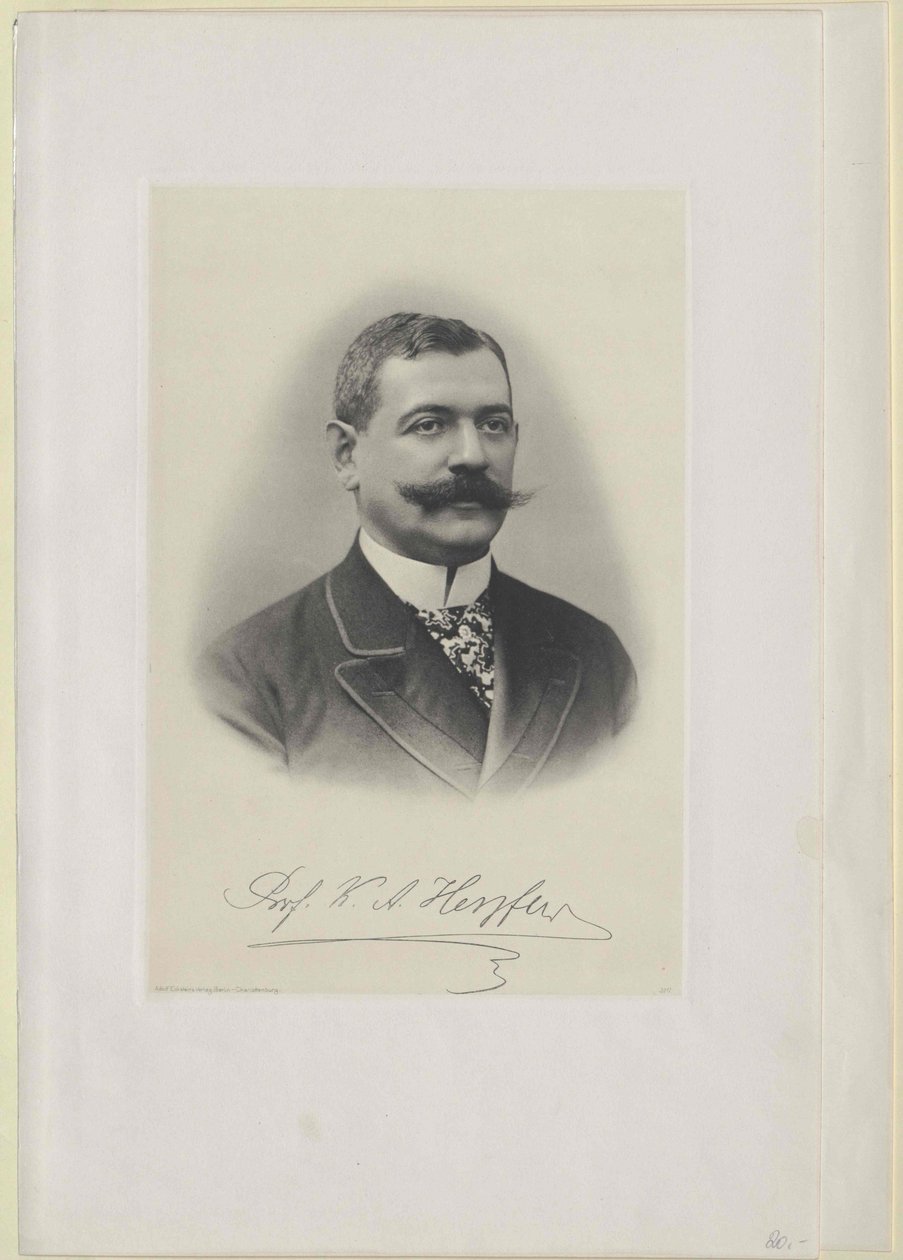 Charles August Herzfeld (tisk) od Artist Unknown
