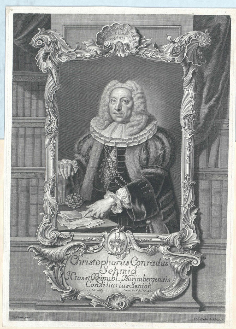 Christoph Conrad Schmid od Artist Unknown