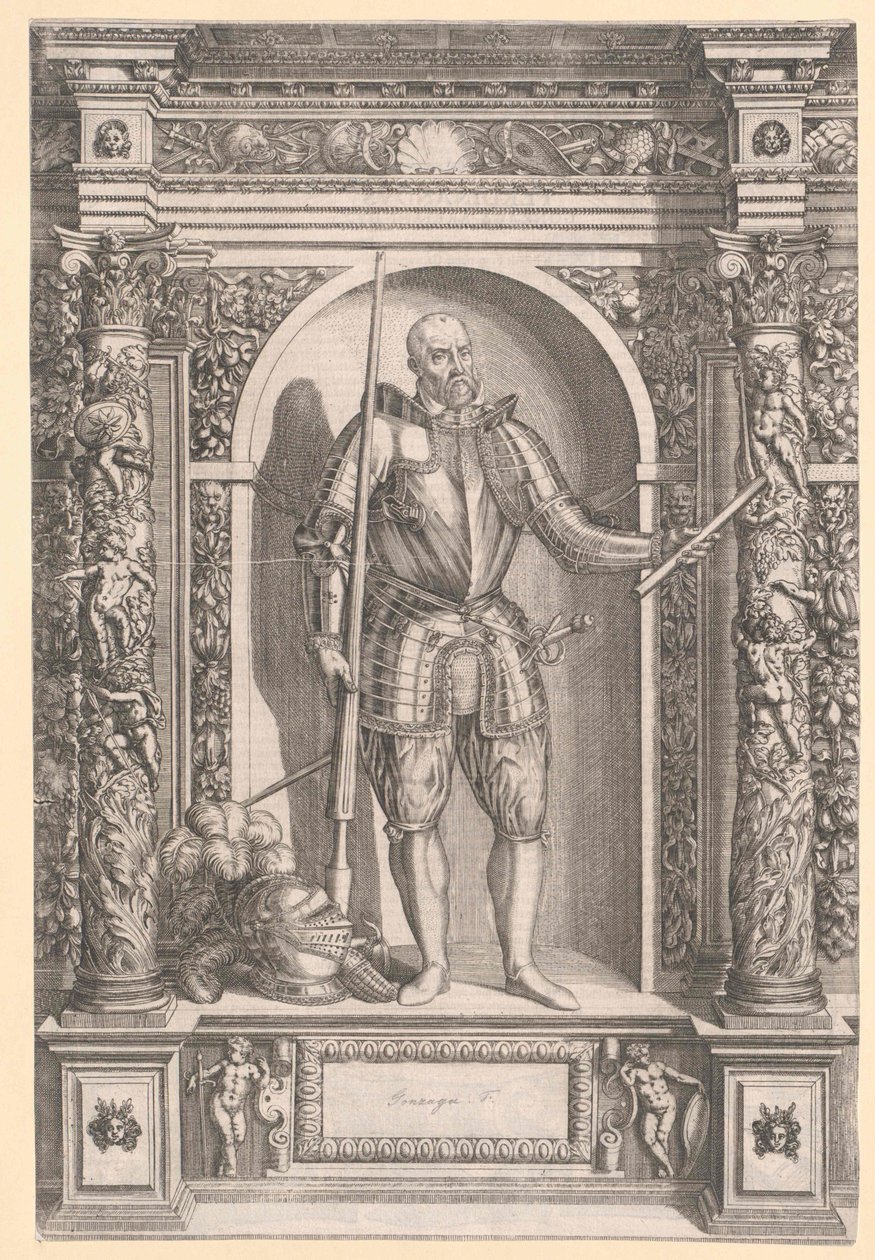 Hrabě z Guastally Ferdinand I. od Artist Unknown