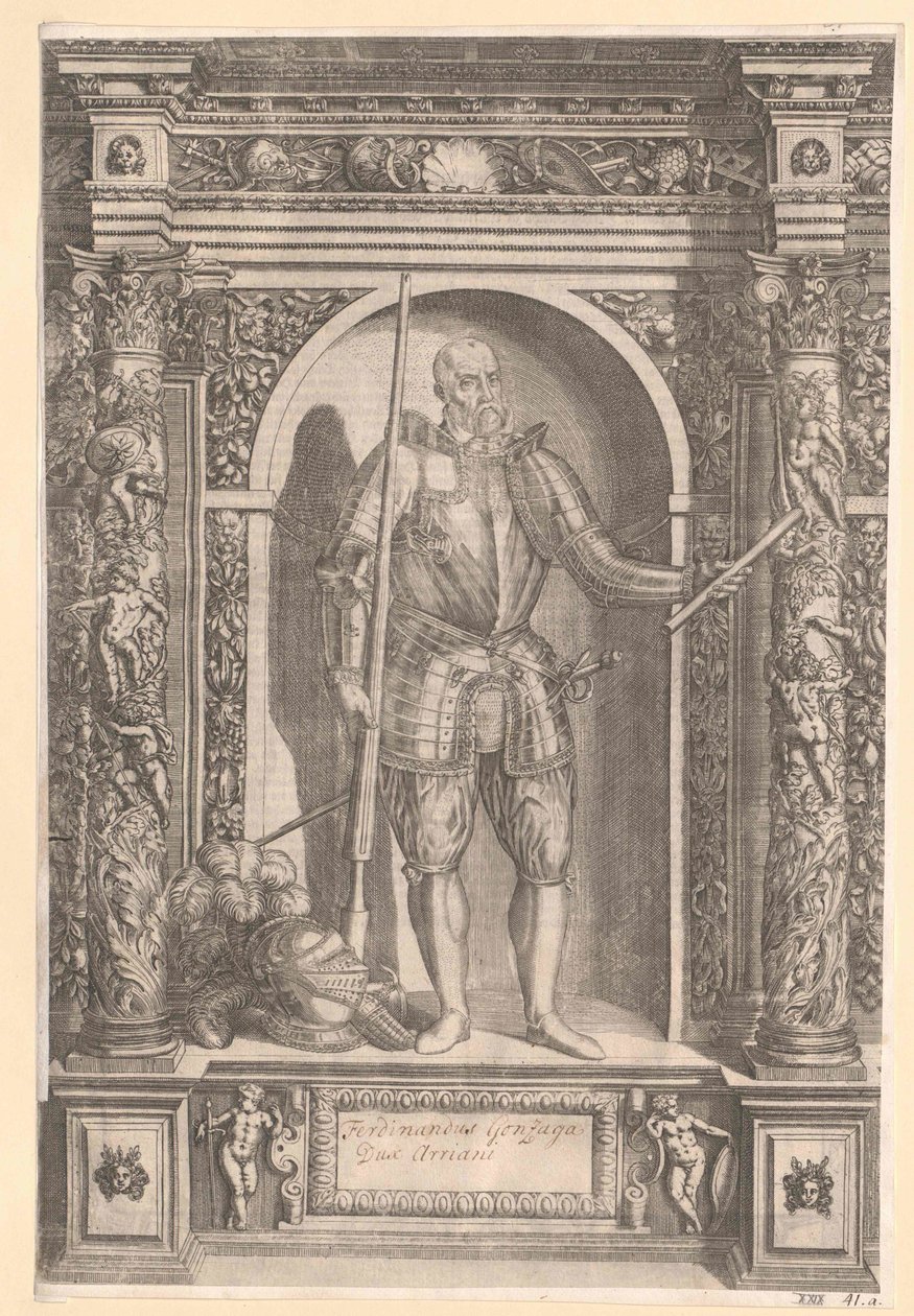Hrabě z Guastally Ferdinand I. od Artist Unknown