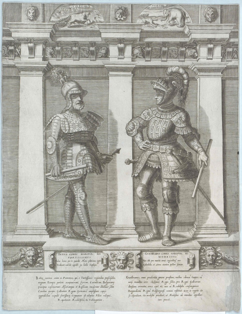 Habsburský hrabě Guntram Bohatý od Artist Unknown