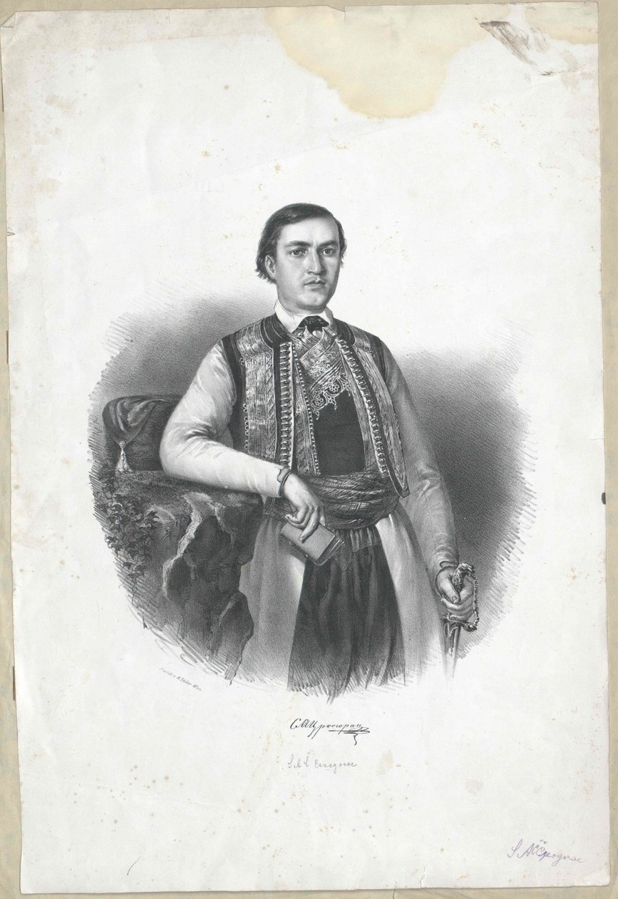 Černohorský hrabě Danilo I. od Artist Unknown