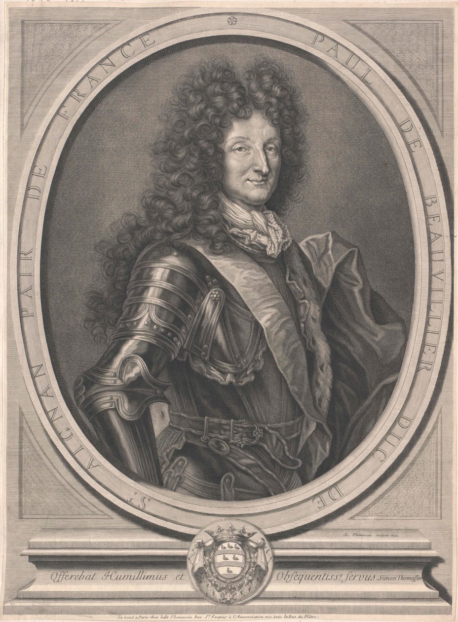 Vévoda ze Saint-Aignan Beauvilliers od Artist Unknown