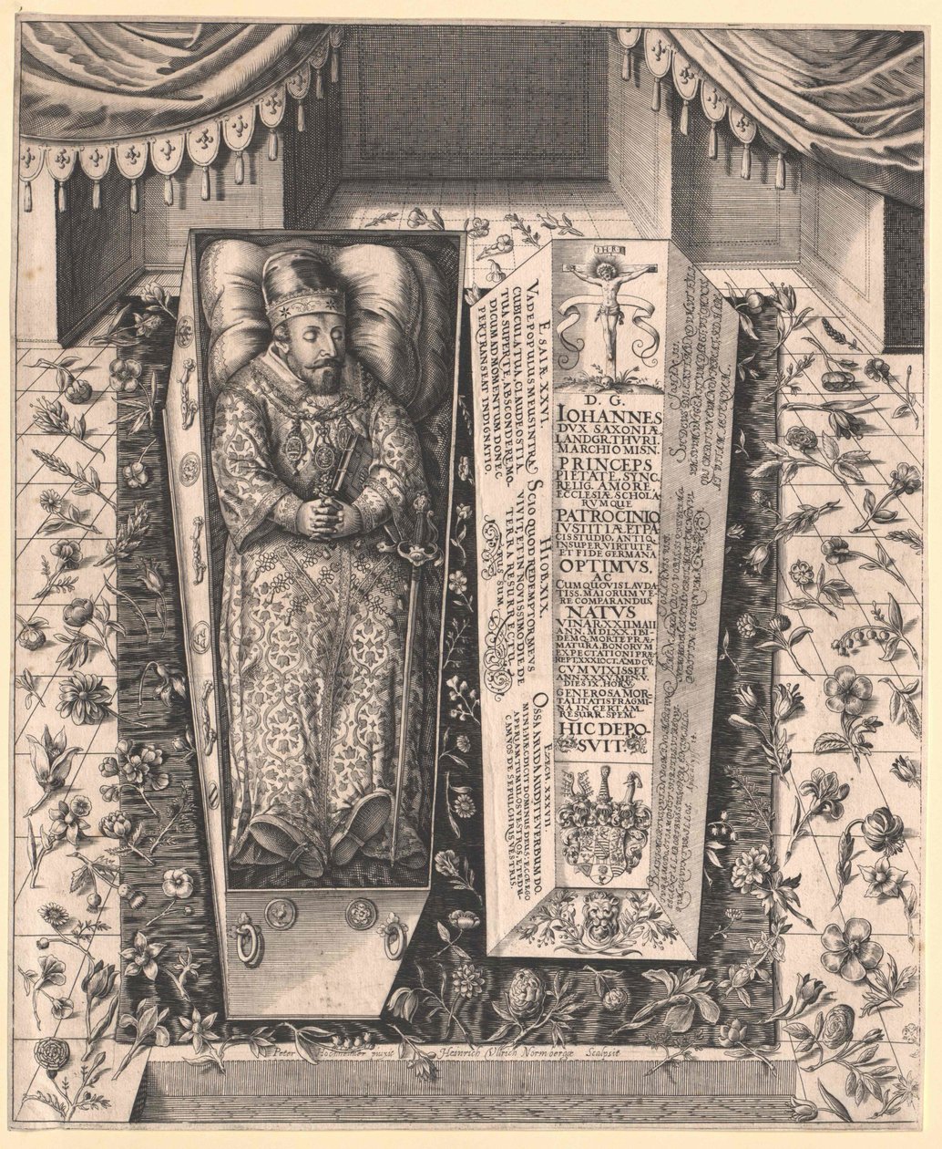 Vévoda z rodu Sasko-Výmarského Johann od Artist Unknown