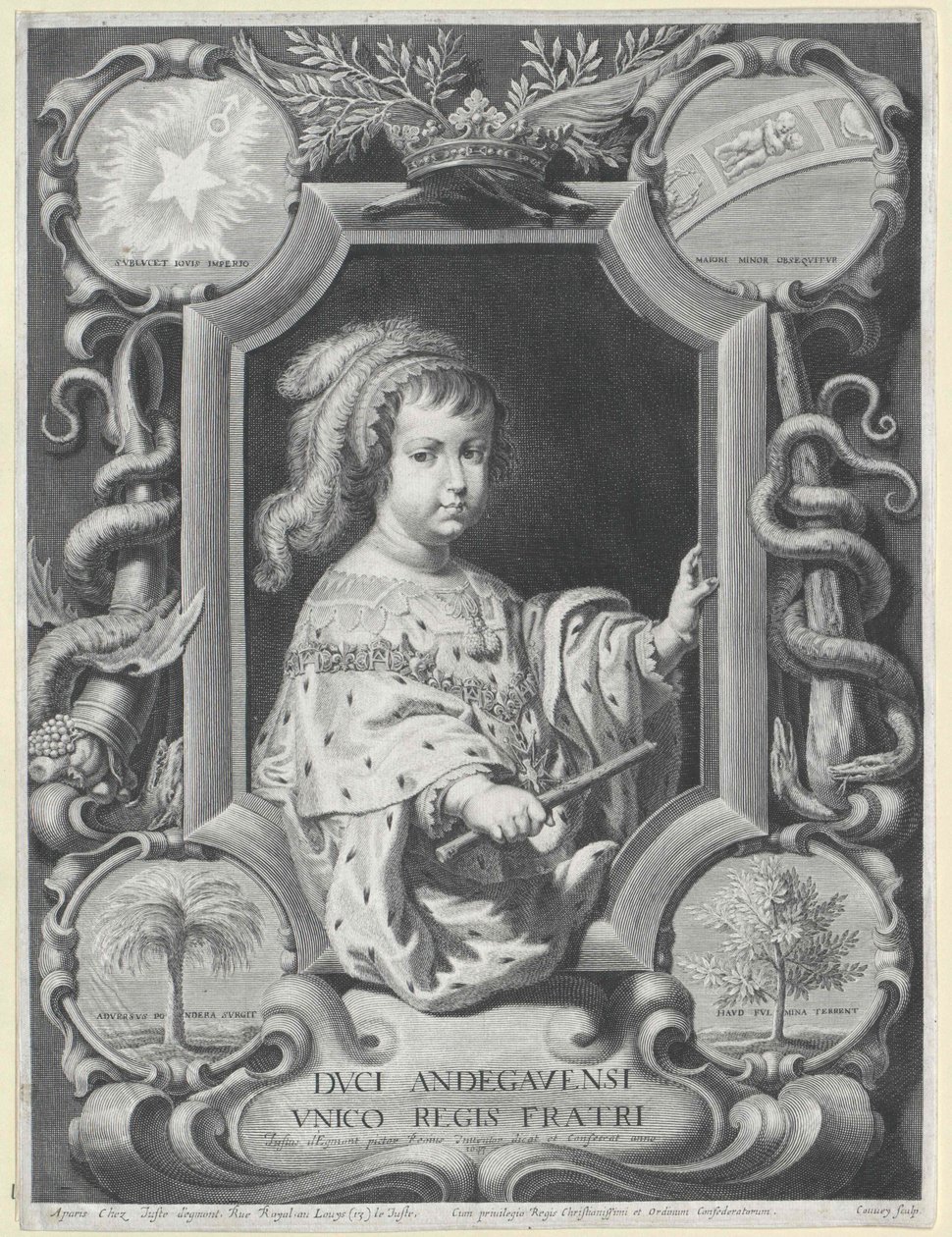 Orleánský vévoda Philipp od Artist Unknown