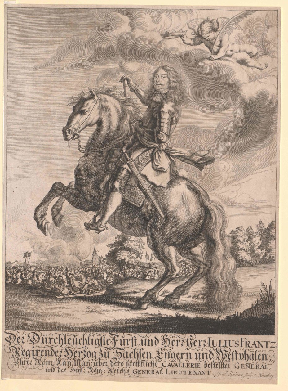 Sasko-lauenburský vévoda Julius Franz od Artist Unknown