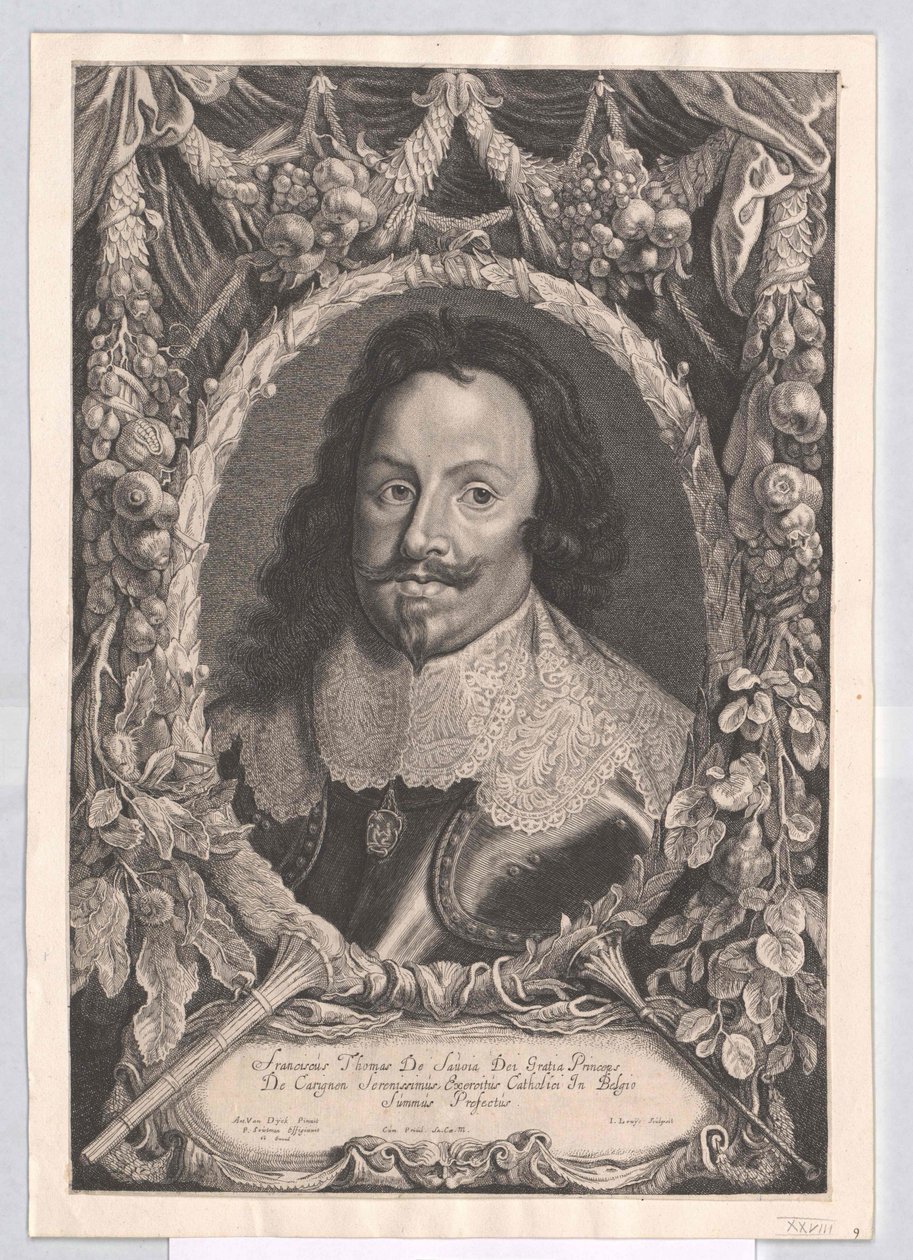 Vévoda savojský Carignan Franz Thomas od Artist Unknown