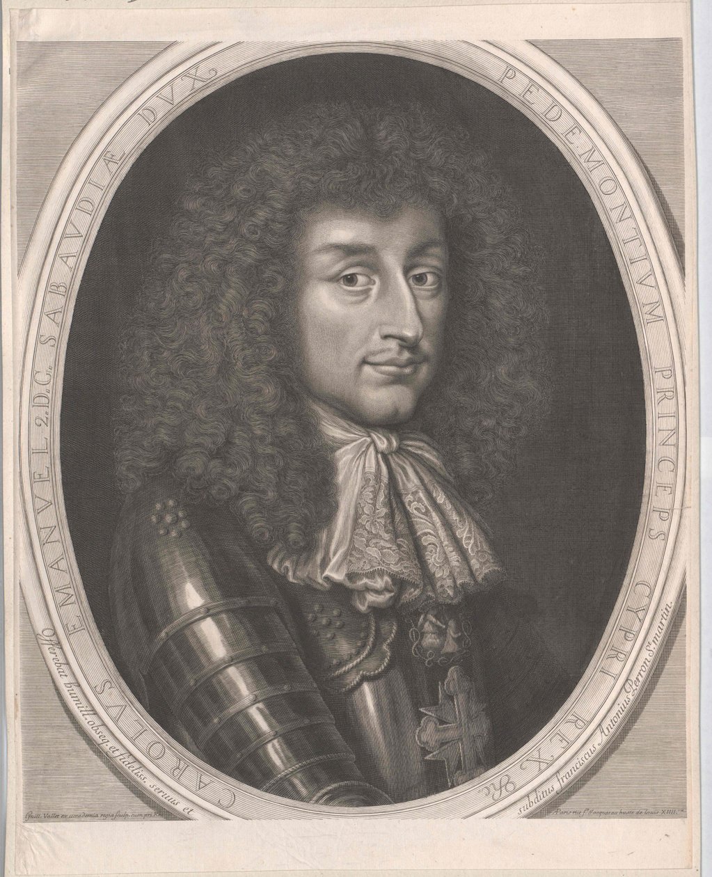 Savojský vévoda Karel Immanuel II. od Artist Unknown