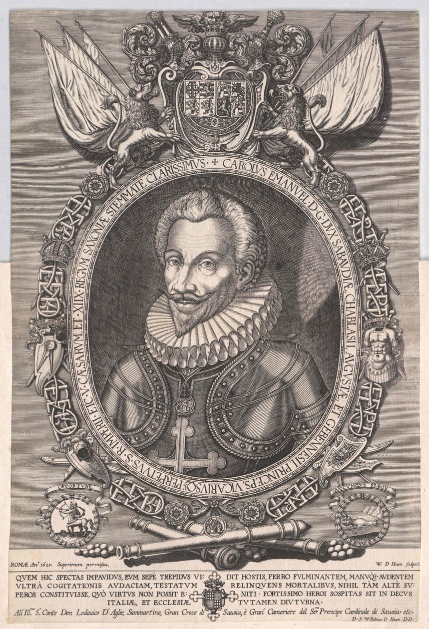 Savojský vévoda Karel Immanuel I. od Artist Unknown