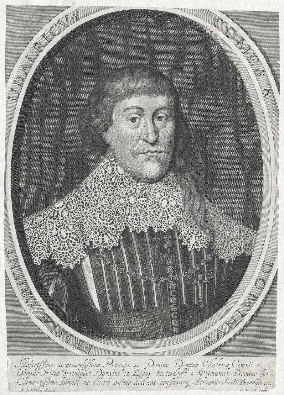 Hrabě z východního Fríska Ulrich II. od Artist Unknown