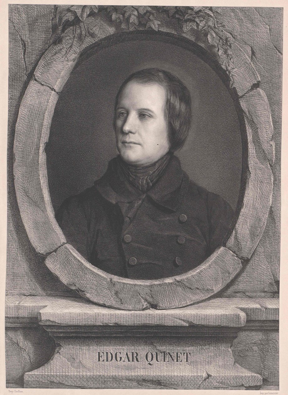 Edgar Quinet (tisk) od Artist Unknown