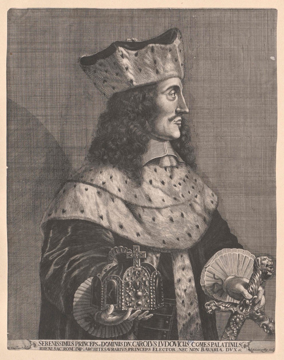 Falcký kurfiřt Karel I. Ludvík od Artist Unknown