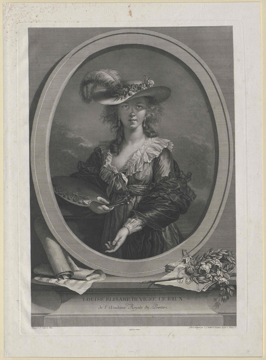 Elisabeth Vigee-Lebrun od Artist Unknown