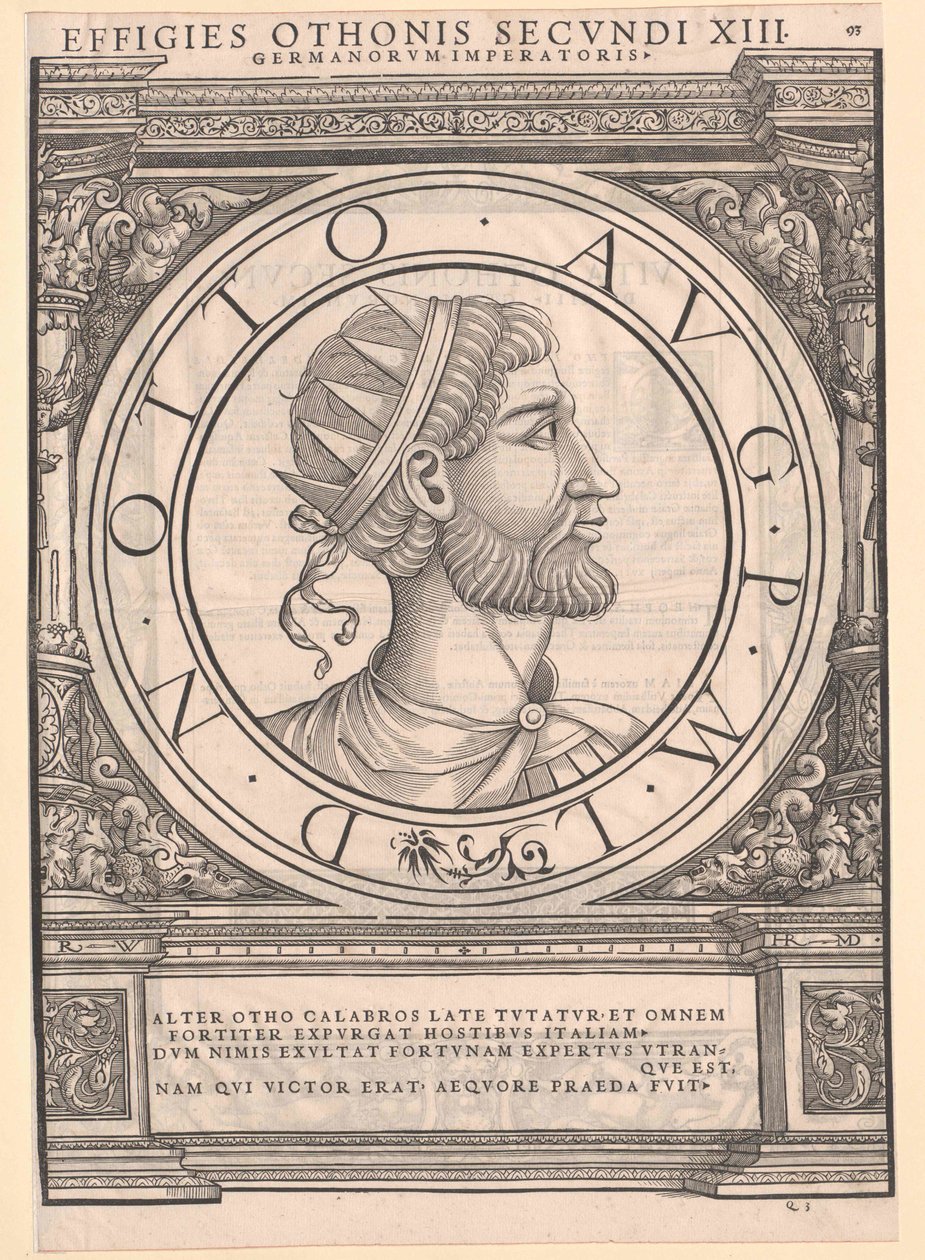 Císař Otto II. od Artist Unknown