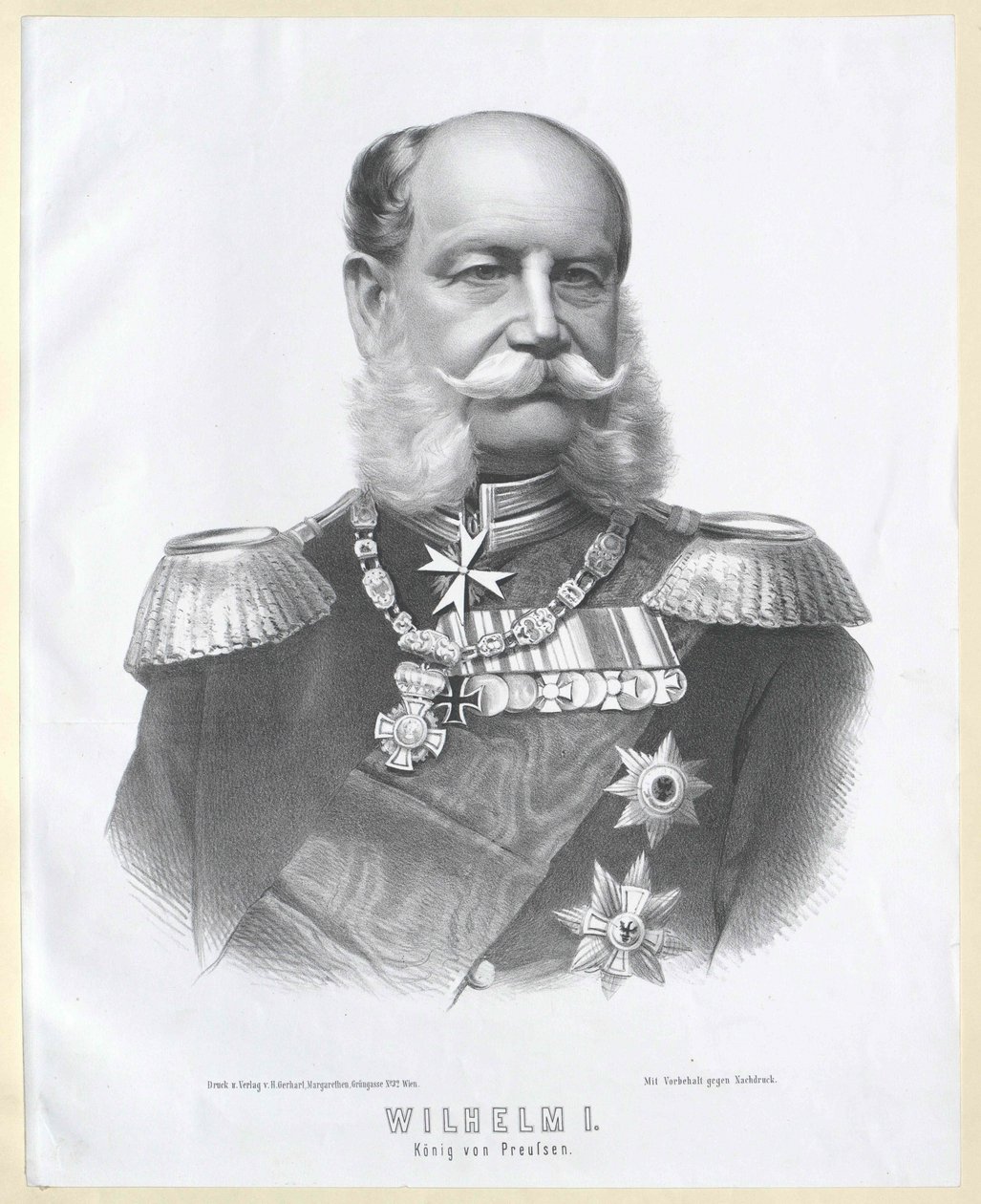 Císař Vilém I. od Artist Unknown