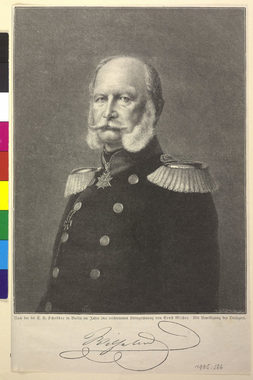 Císař Vilém I. od Artist Unknown