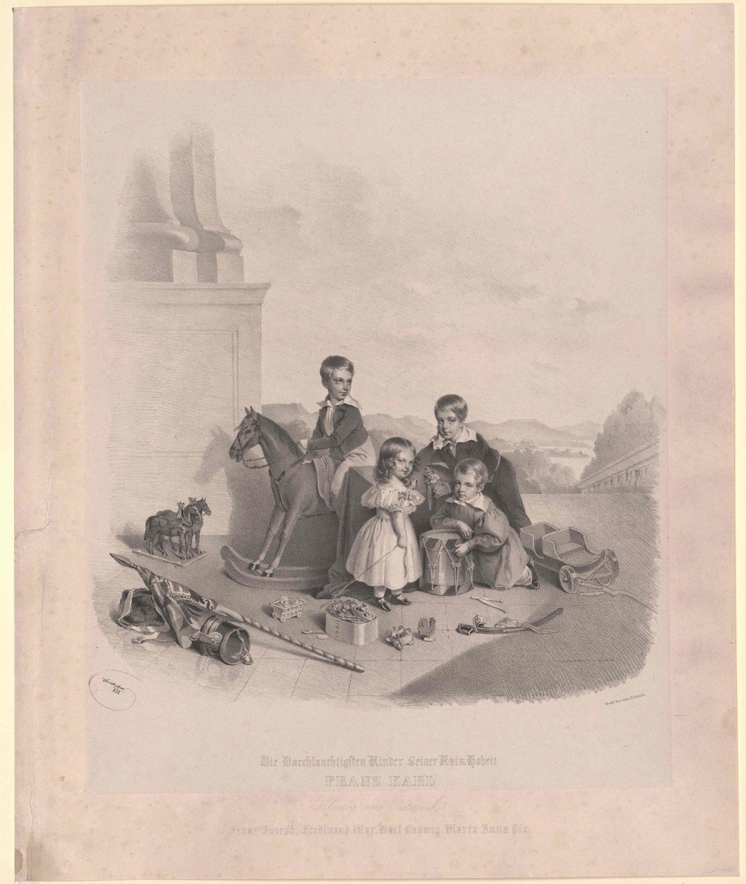 Rakouský císař František Josef I. od Artist Unknown
