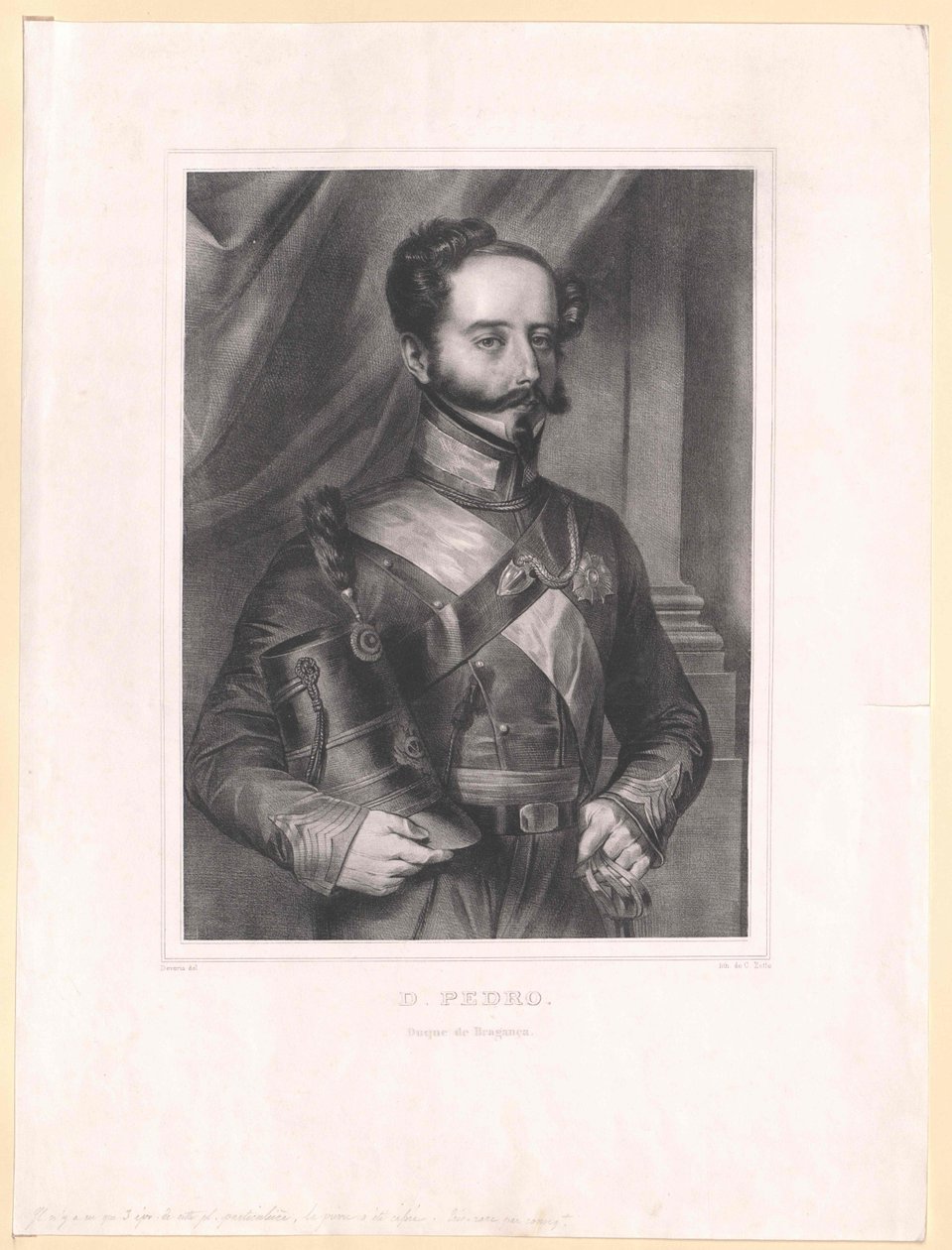 Brazilský císař Petr I. od Artist Unknown