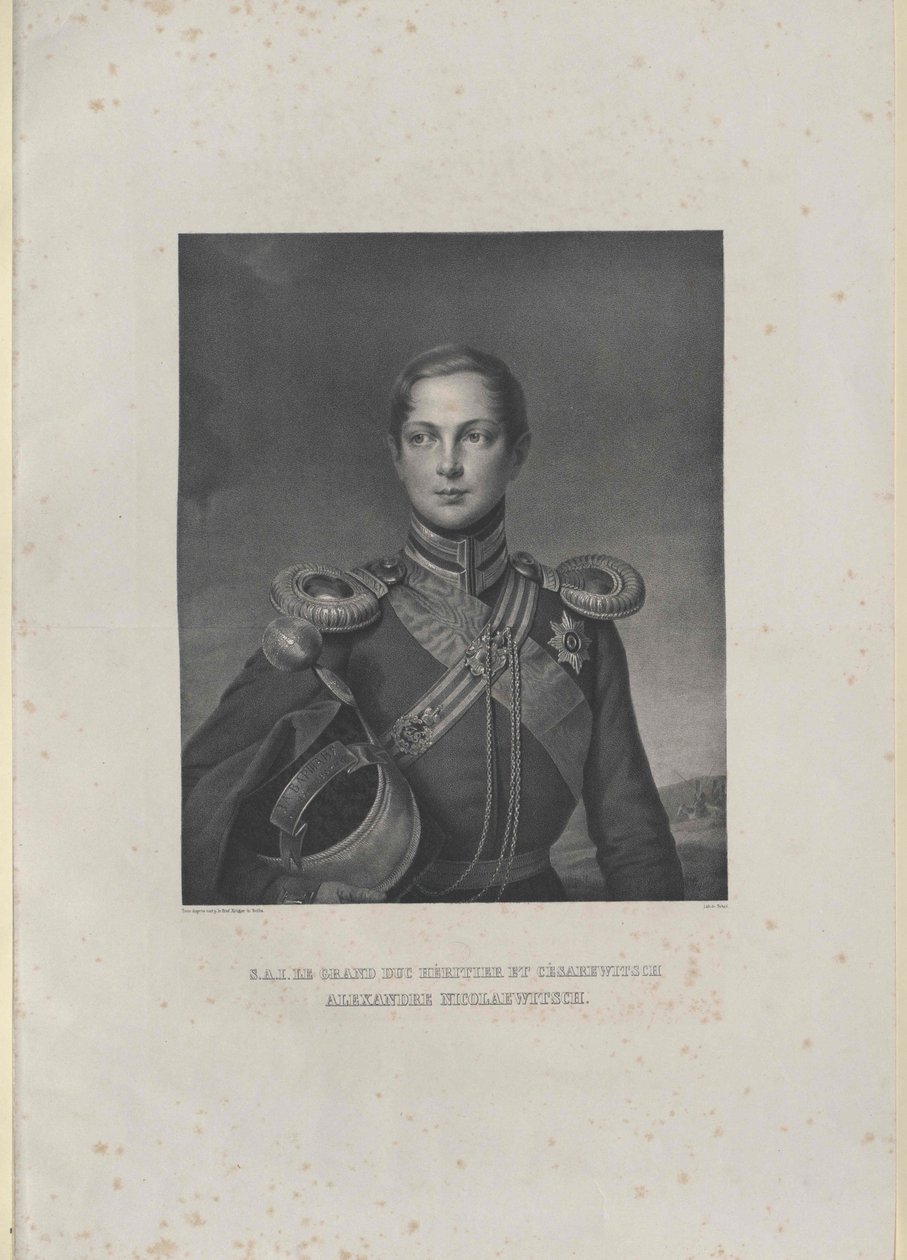 Ruský císař Alexandr II. od Artist Unknown