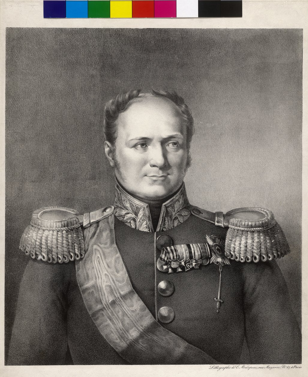 Ruský císař Alexandr I. od Artist Unknown