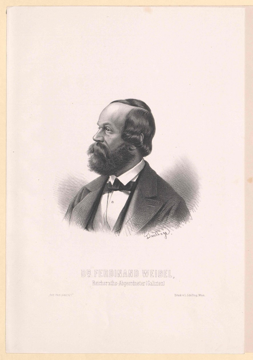 Ferdinand Weigel (tisk) od Artist Unknown