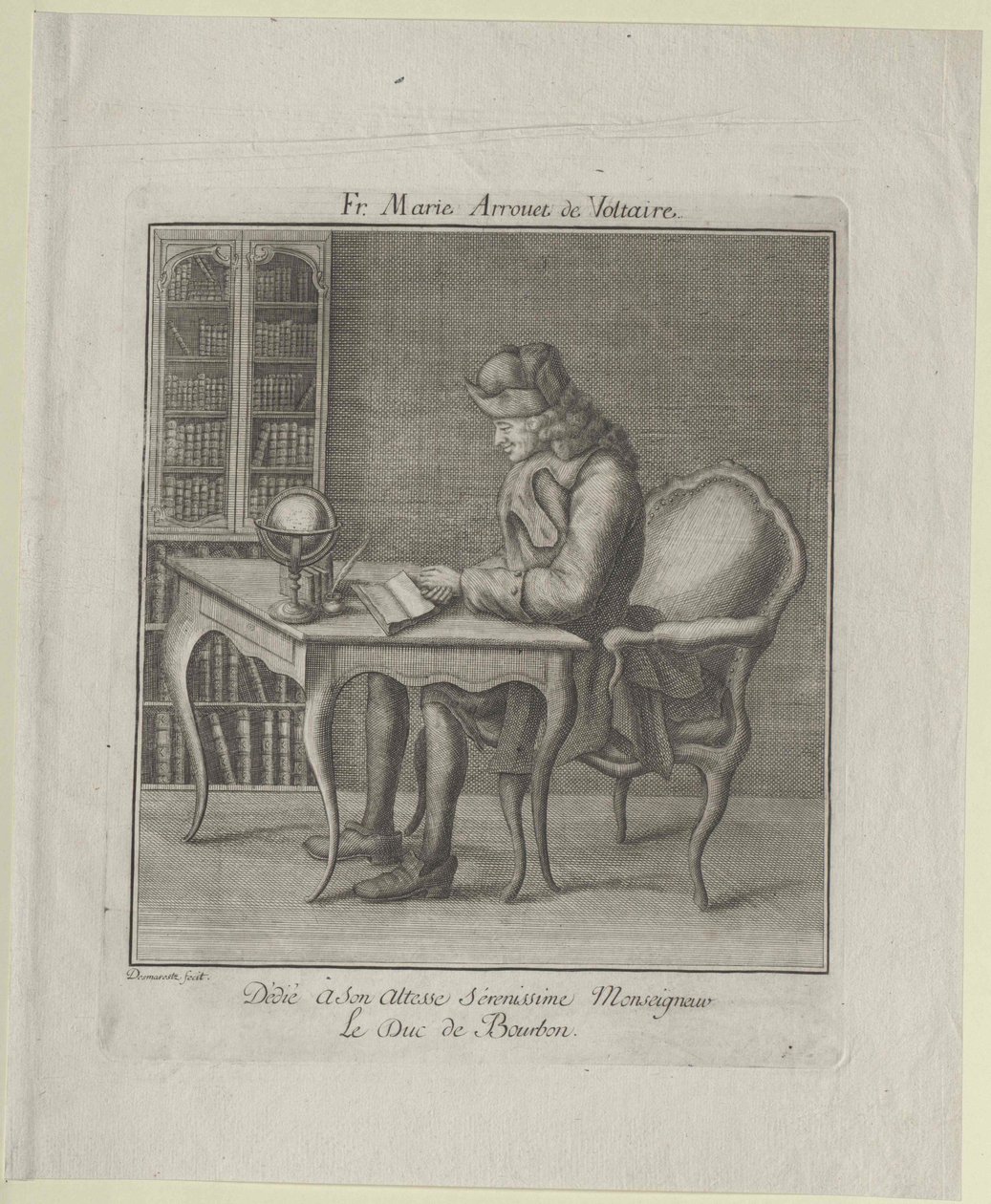 Fran006f0069s Marie Arouet Voltaire od Artist Unknown