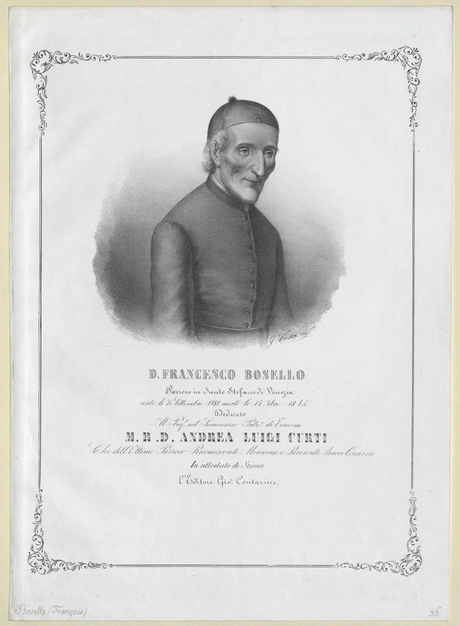 Francesco Bosello (tisk) od Artist Unknown