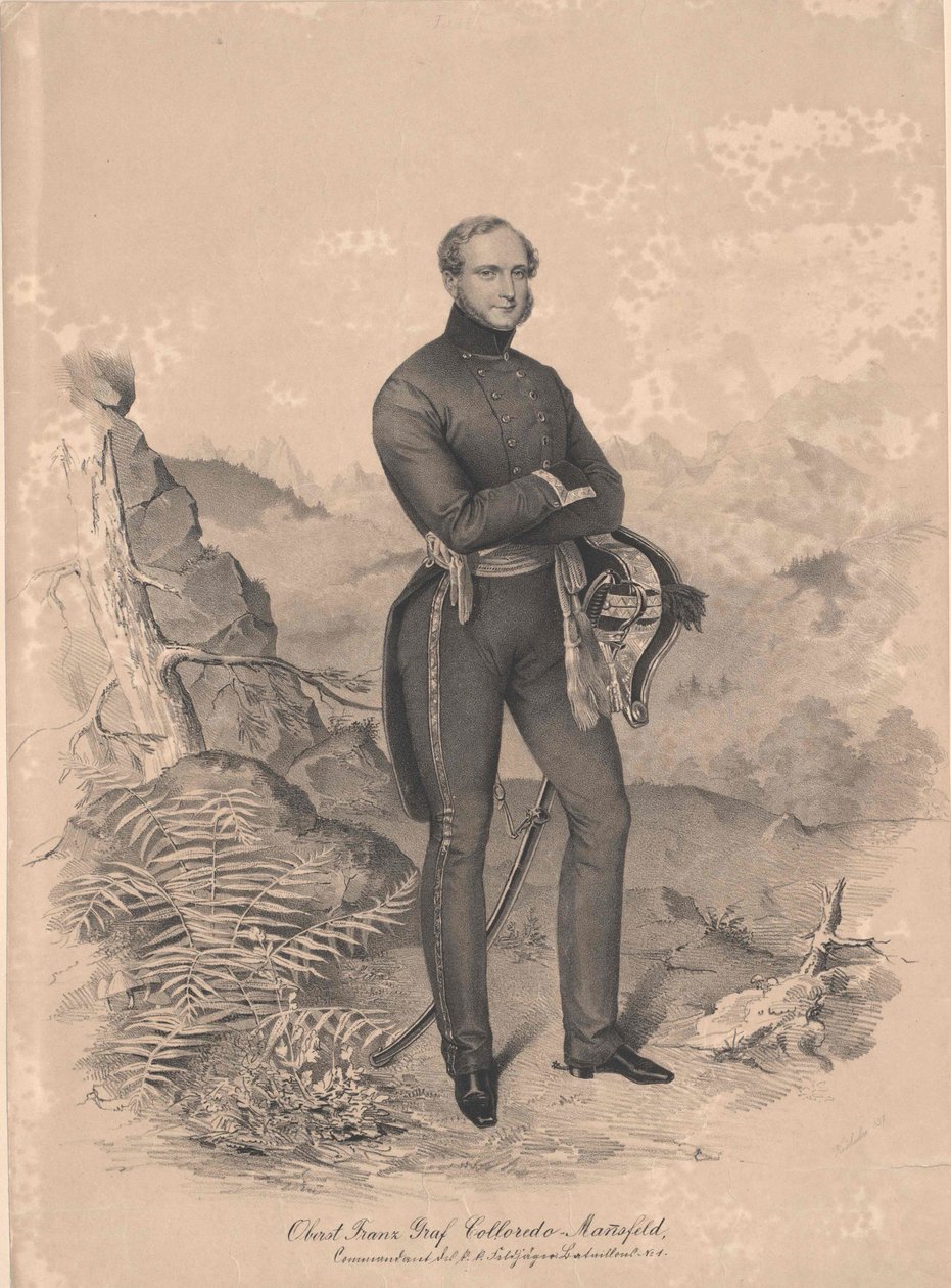 Franz hrabě Colloredo-Mannsfeld od Artist Unknown