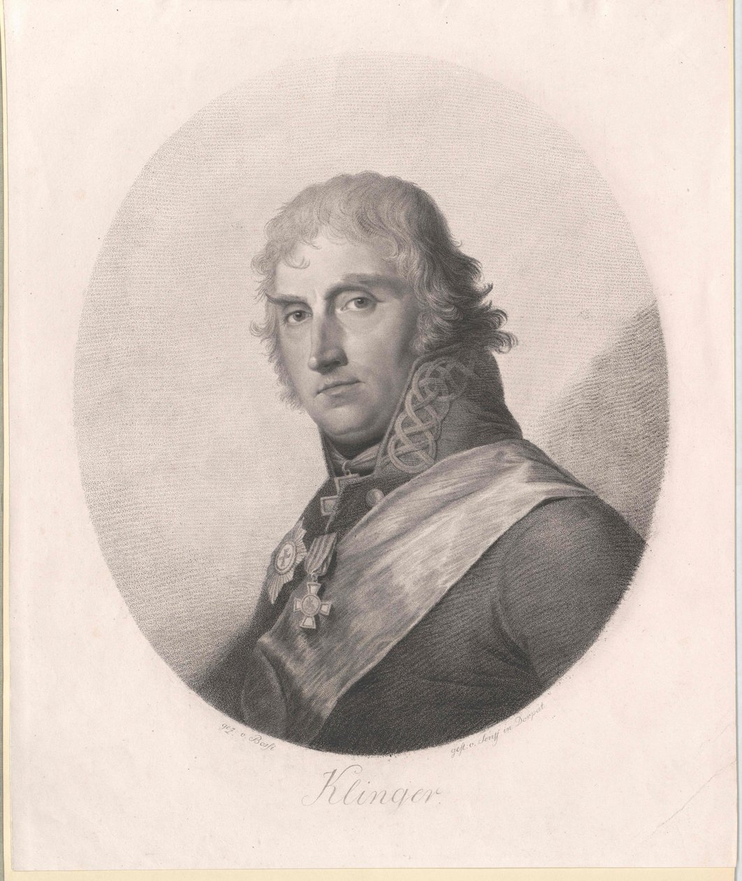 Frederic Maximilian von Klinger (tisk) od Artist Unknown
