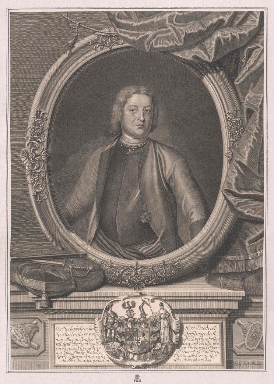 Frederick baron von Derfflinger od Artist Unknown