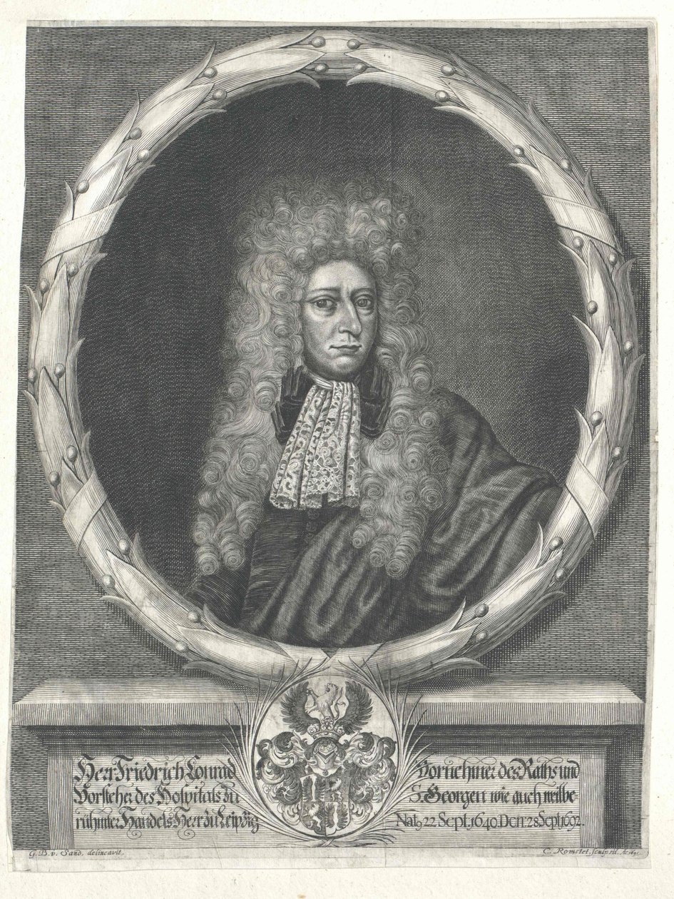 Friedrich Conrad (tisk) od Artist Unknown
