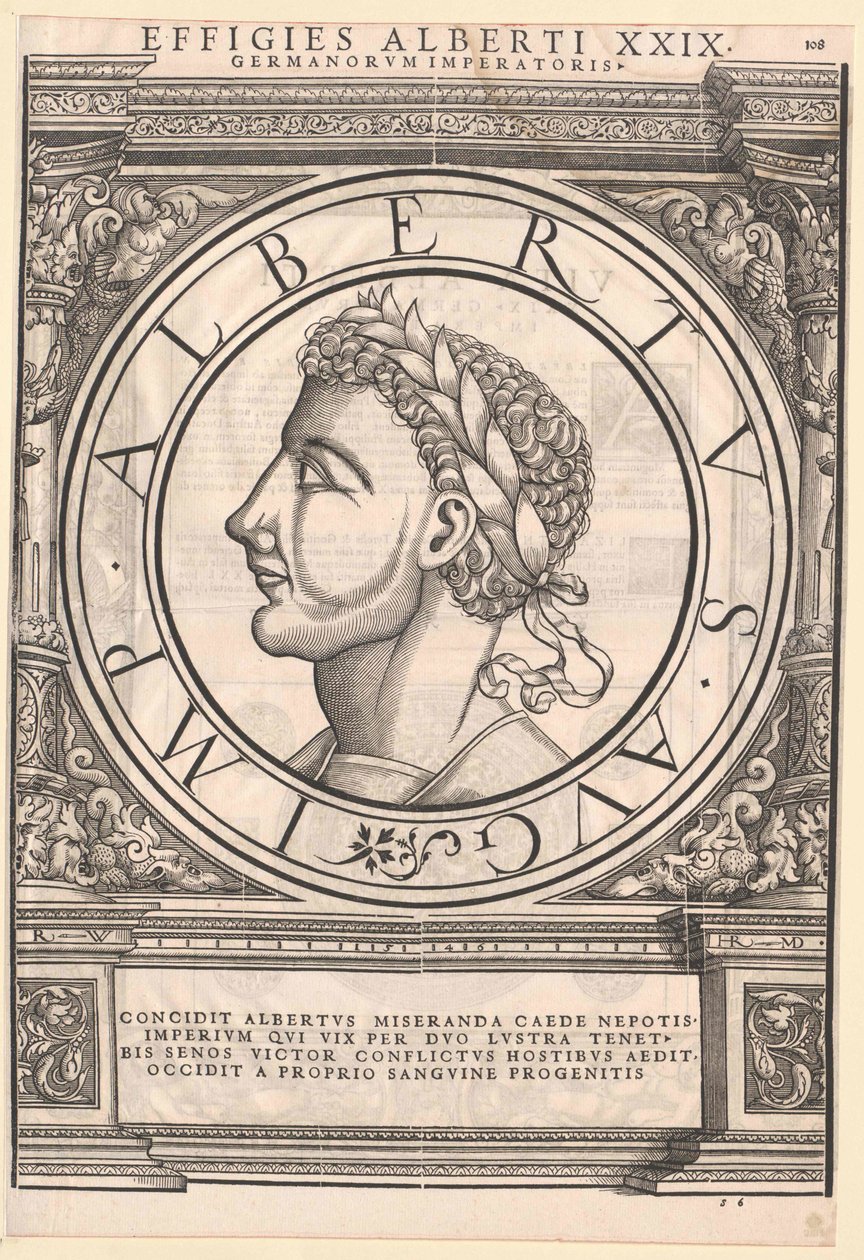 Německý král Albert I. (tisk) od Artist Unknown