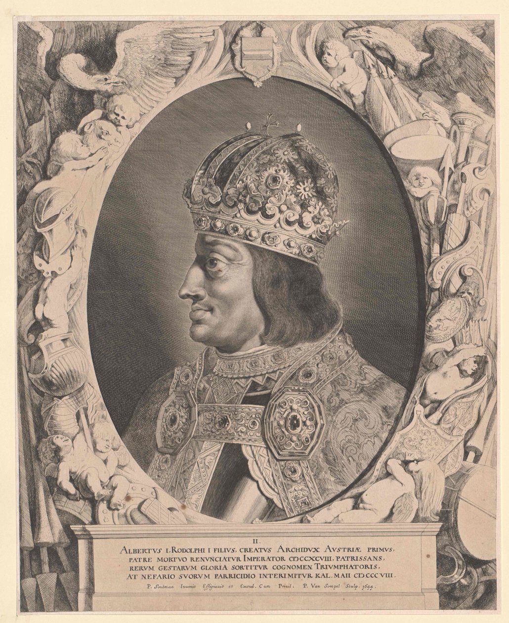 Německý král Albert I. od Artist Unknown