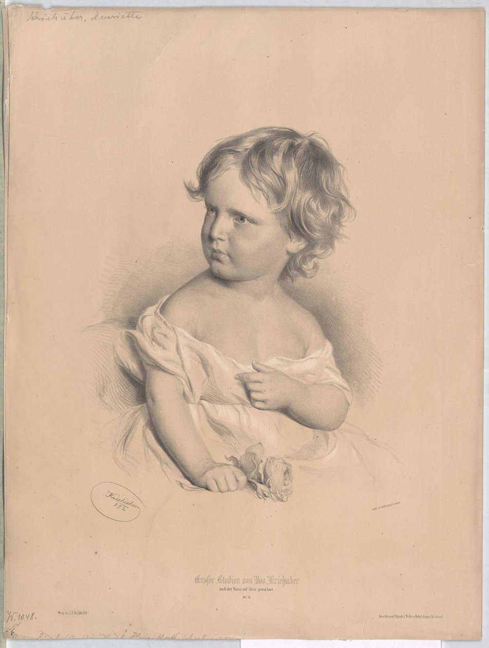 Henriette Kriehuber (tisk) od Artist Unknown