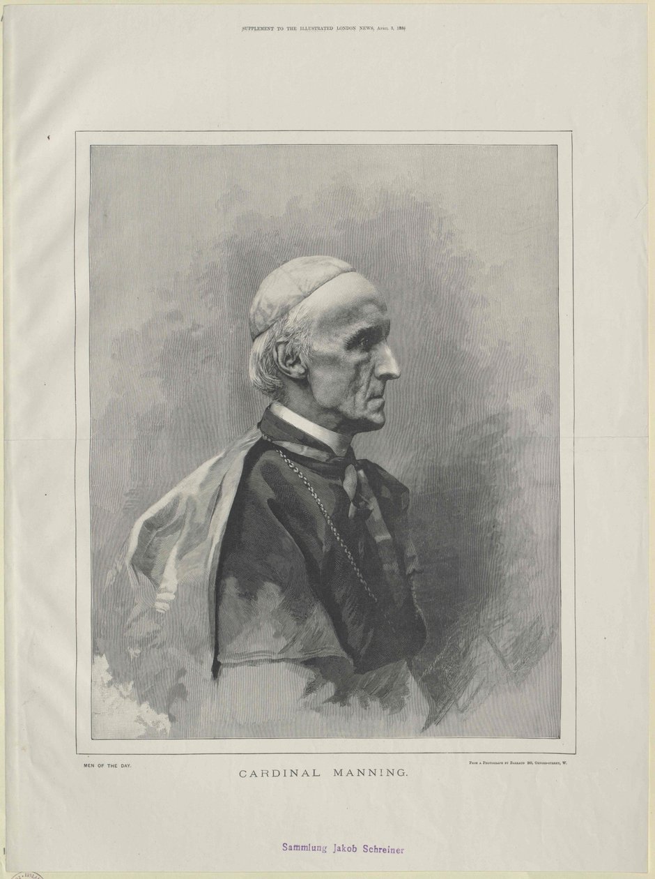 Henry Edward Manning od Artist Unknown