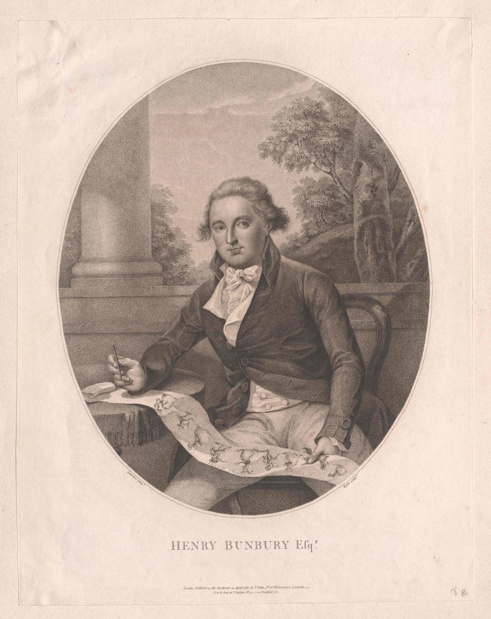 Henry William Bunbury od Artist Unknown